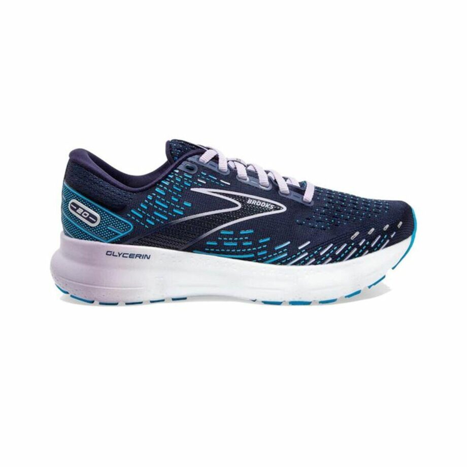 Brooks Glycerin 20 Løbesko – Mørkeblå Tilbud!
