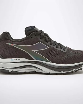 Sort Diadora Mythos Blushield Vortice Løbesko Grå - Runnerschoice