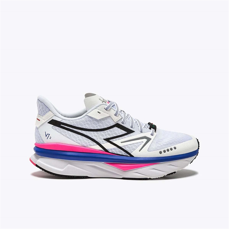 Hvid Diadora Atomo V7000 Løbesko Pink - Runnerschoice