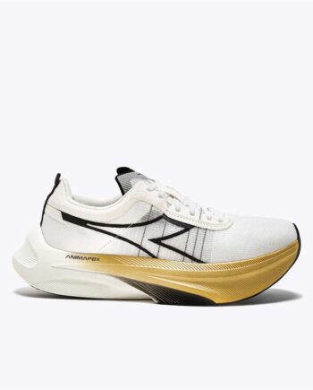 Hvid Diadora Gara Carbon Løbesko Sort Guld - Diadora Runnerschoice