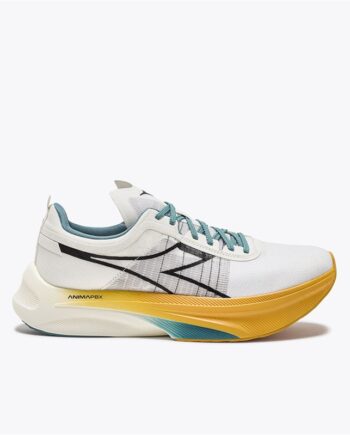 Hvid Diadora Gara Carbon Løbesko Gul - Diadora Runnerschoice