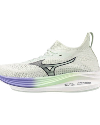 Lilla Mizuno Neo Zen Løbesko Hint Mint India Ink Paisley Purple - Mizuno Runnerschoice